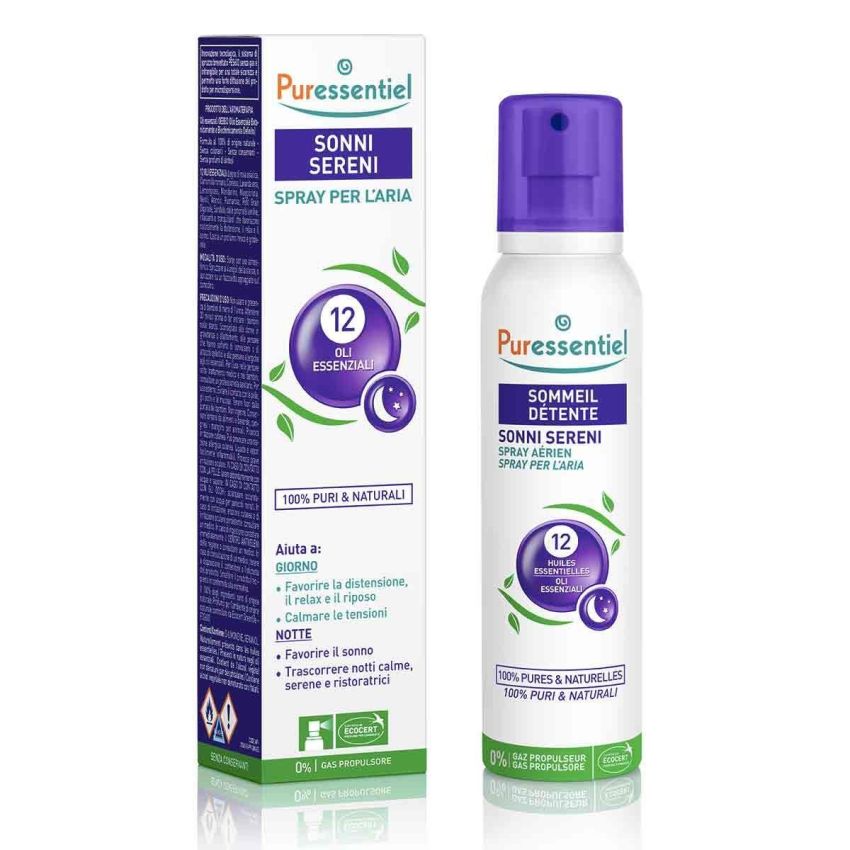 Puressentiel Spray per un Sonno Sereno e Rilassante, 200ml