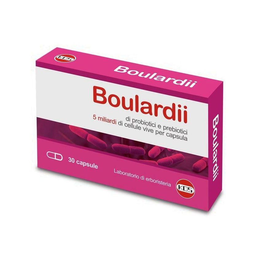 Boulardii Probiotico da 5 Miliardi - Confezione da 30 Capsule
