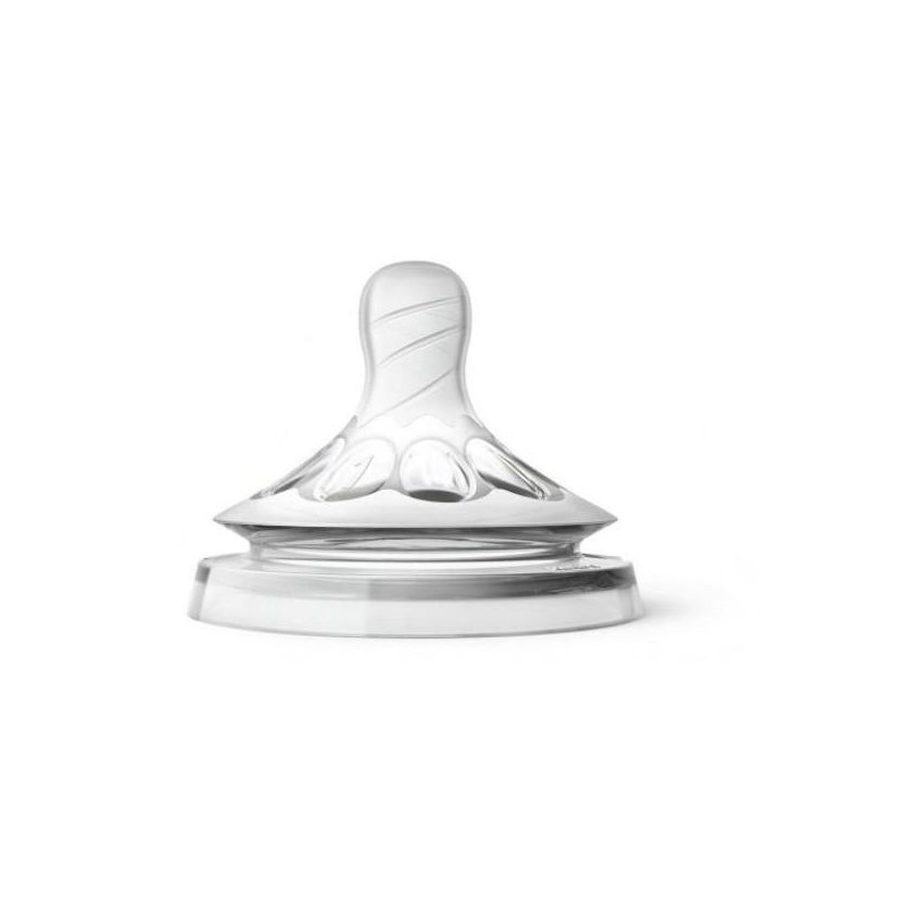 Avent Natural Prime 2 Tettarelle con 1 Foro per Poppate Iniziali