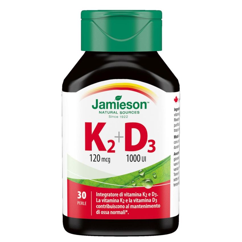 Jamieson K2+D3 Integratore Alimentare - 30 Perle