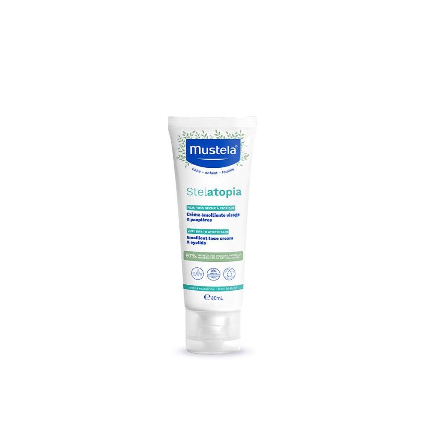 Mustela Stelatopia Crema Viso Emolliente - 40ml