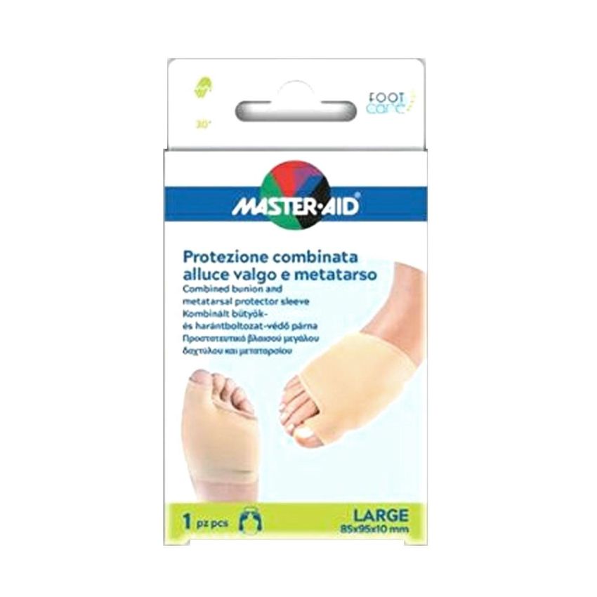 Master Aid Supporto Combinato per Alluce Valgo e Metatarso, 1 Pezzo