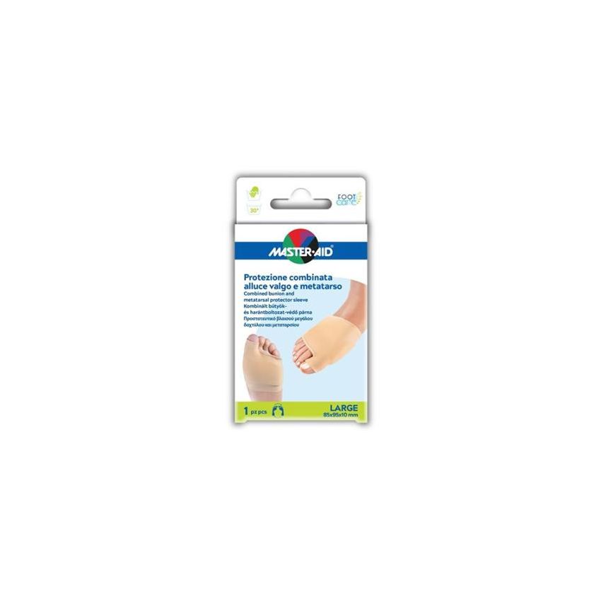 Master Aid Supporto Combinato per Alluce Valgo e Metatarso, 1 Pezzo