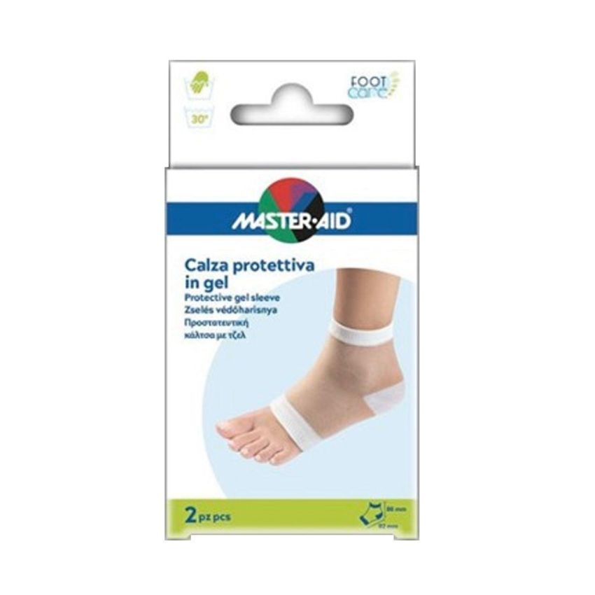 Master Aid Calza Protettiva in Gel - Confezione da 2 Pezzi