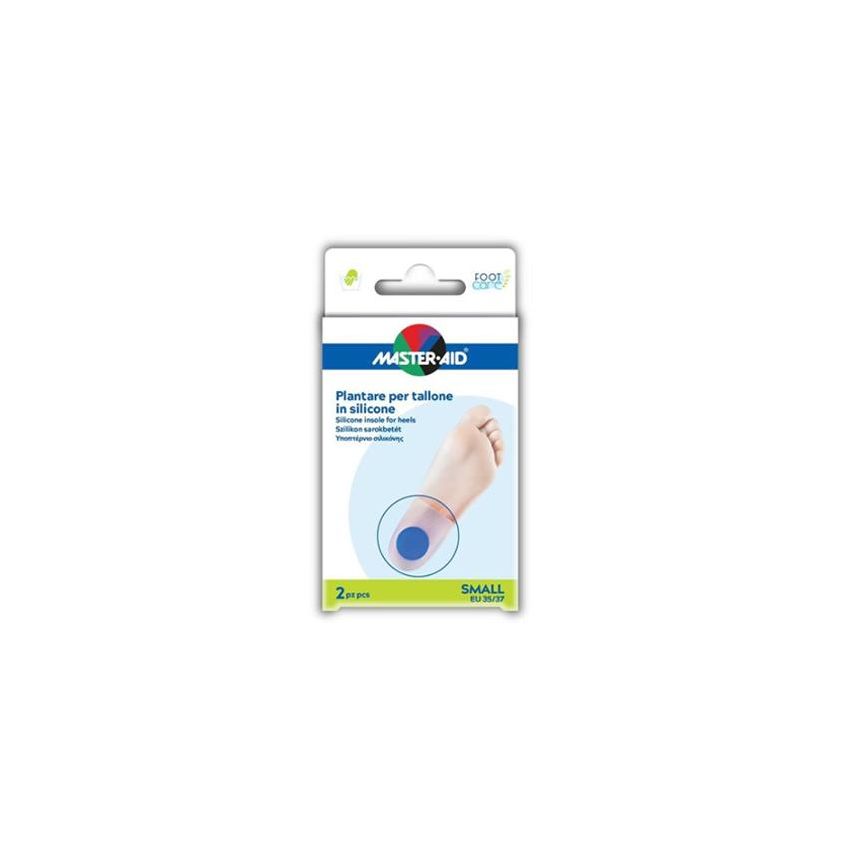 Master Aid Plantare in Silicone per Tallone - Small, 2 Pezzi