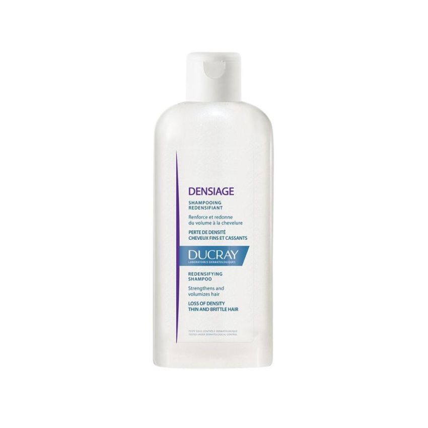 Ducray Densiage Shampoo Ridensificante per Capelli, 200 ml
