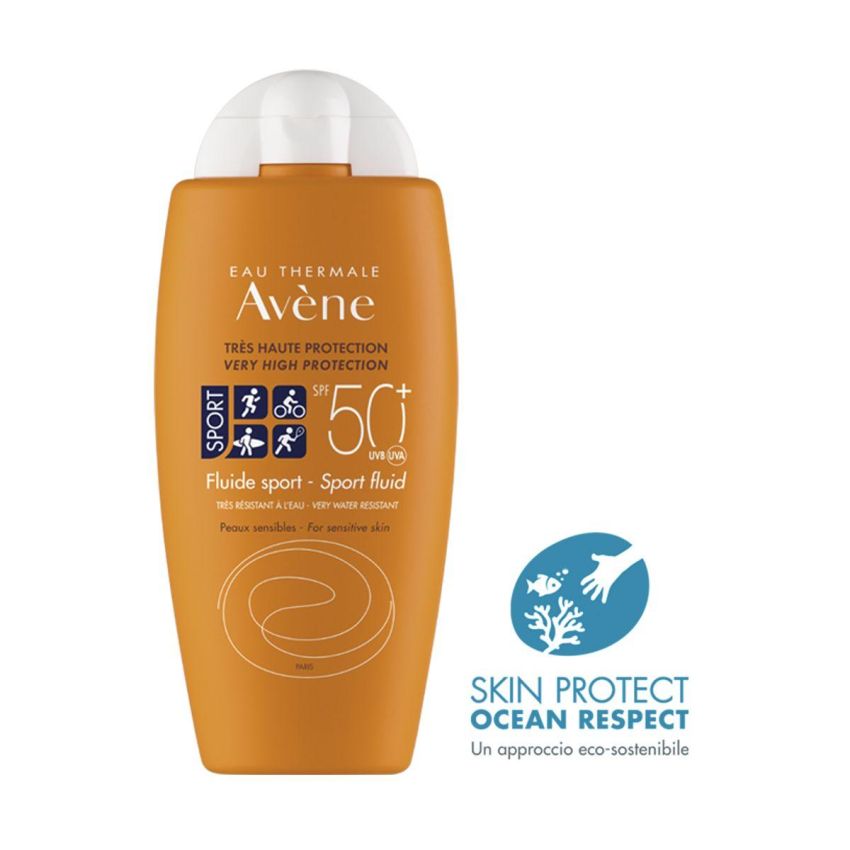 Avene Eau Thermale Fluido Sport SPF 50+, 100ml