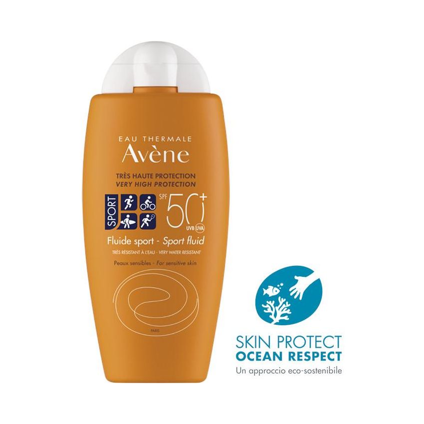 Avene Eau Thermale Fluido Sport SPF 50+, 100ml