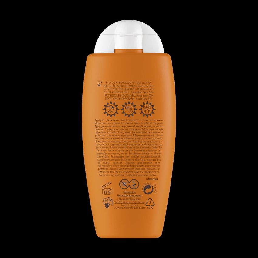 Avene Eau Thermale Fluido Sport SPF 50+, 100ml