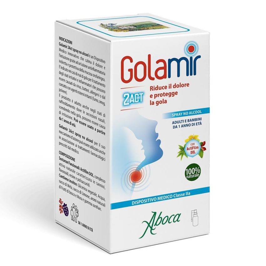Golamir 2Act Alcool-Free Spray 30ml