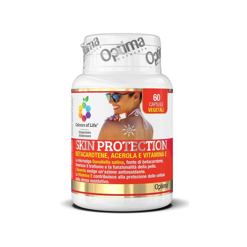 Colours Of Life 500mg Capsule Vegetali per la Protezione della Pelle - 60 Pezzi