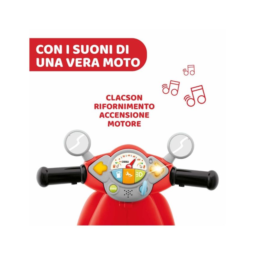 Chicco Vespa Primavera Rosa: Cavalcabile per Bambini dai 1-3 Anni