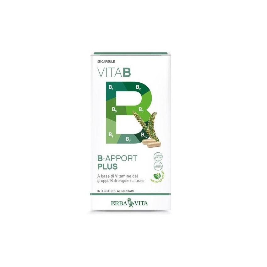Erba Vita B-Apport Plus - Integratore Nutrizionale in 45 Capsule