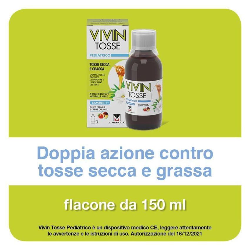 Vivin Pediatrico Sciroppo per la Tosse 150ml