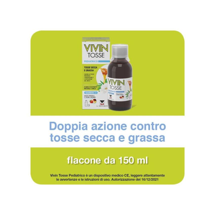 Vivin Pediatrico Sciroppo per la Tosse 150ml