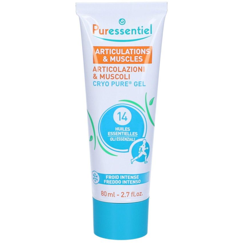 Puressentiel Pure Cryo Gel Rinfrescante per Articolazioni e Muscoli - 80ml