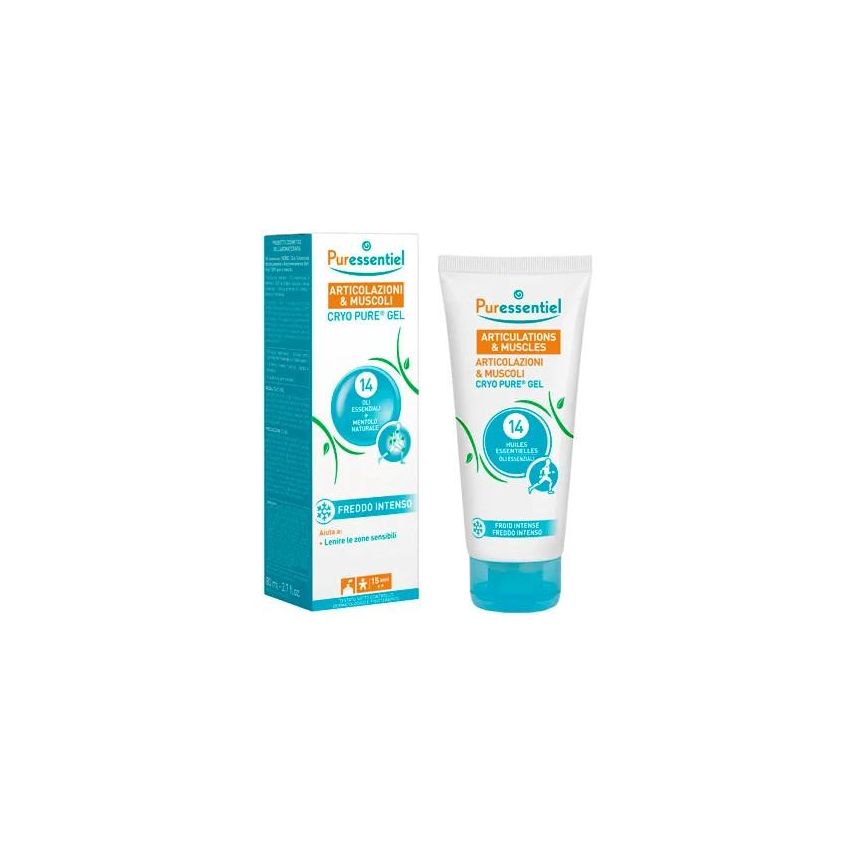 Puressentiel Pure Cryo Gel Rinfrescante per Articolazioni e Muscoli - 80ml