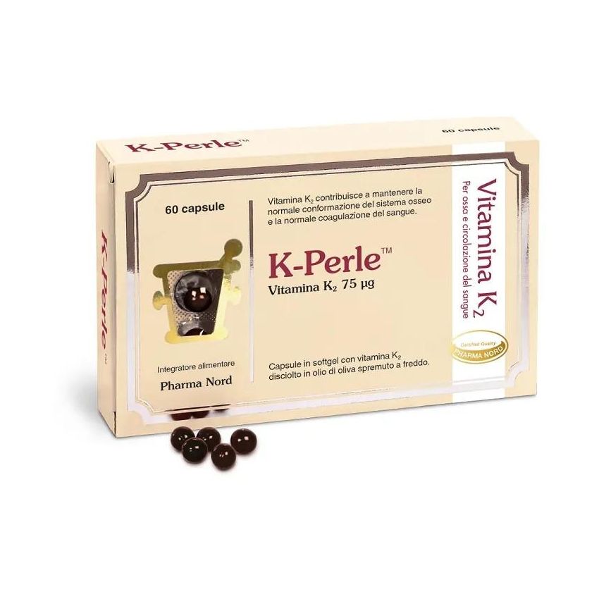 K-Perle Avanzate Capsule di Vitamina K2 - Confezione da 60