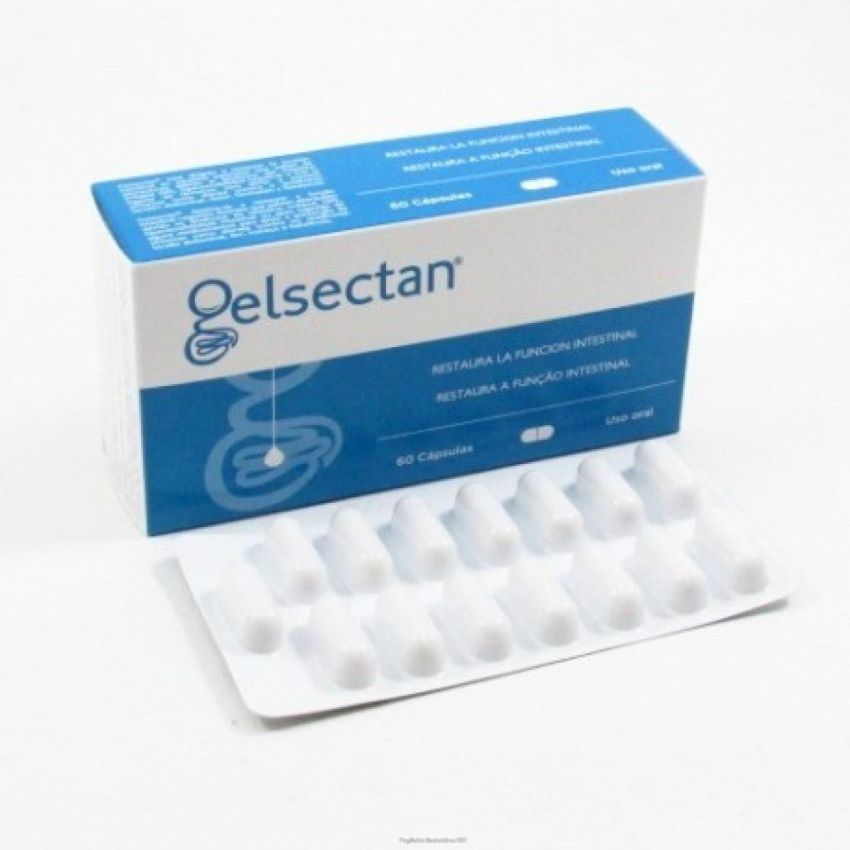 Gelsectan Integratore per la Salute Digestiva - 60 Capsule