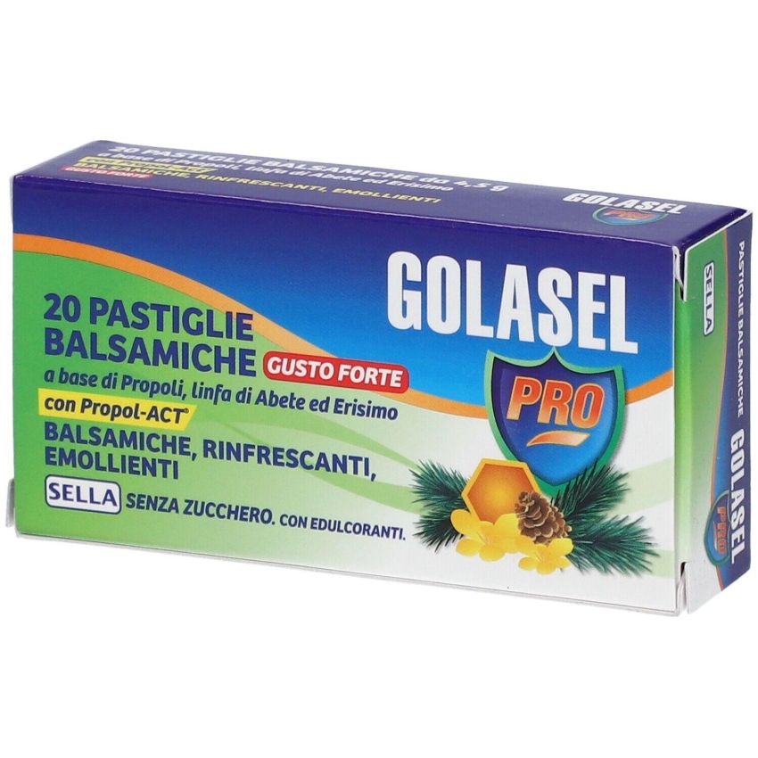 Golasel Pro Pastiglie Balsamiche Forti - Confezione da 20