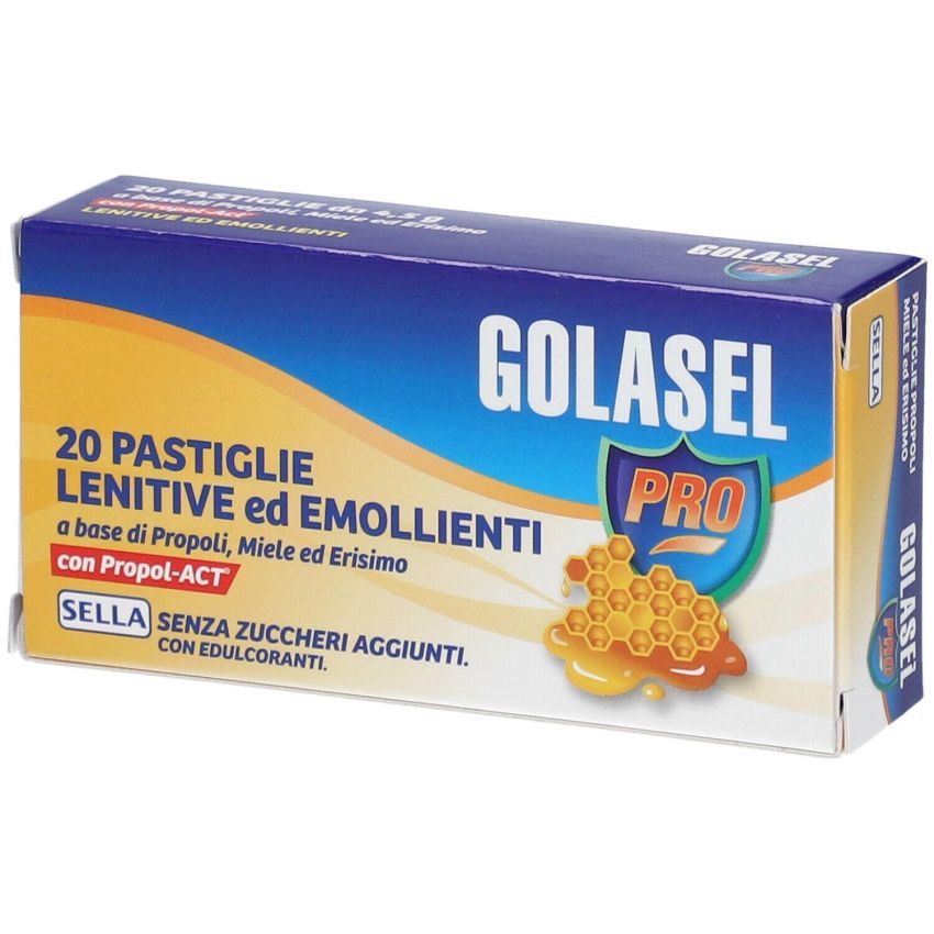 Golasel Pro - Pastiglie Miele, Confezione da 20