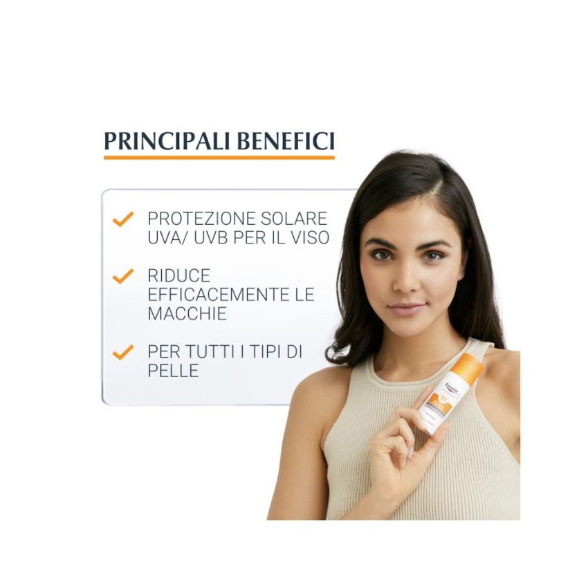 Eucerin SPF50+ Sun Fluid for Pigment Control, 50ml