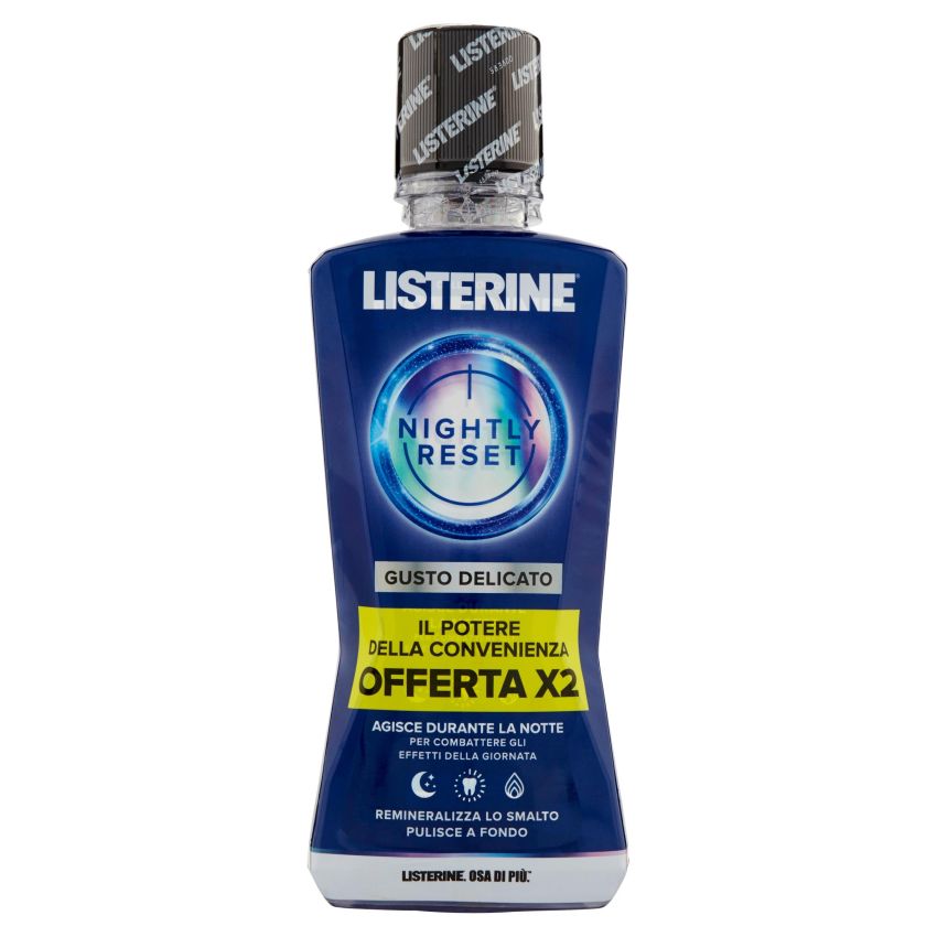Listerine Nightly Reset Collutorio doppio pack da 400ml