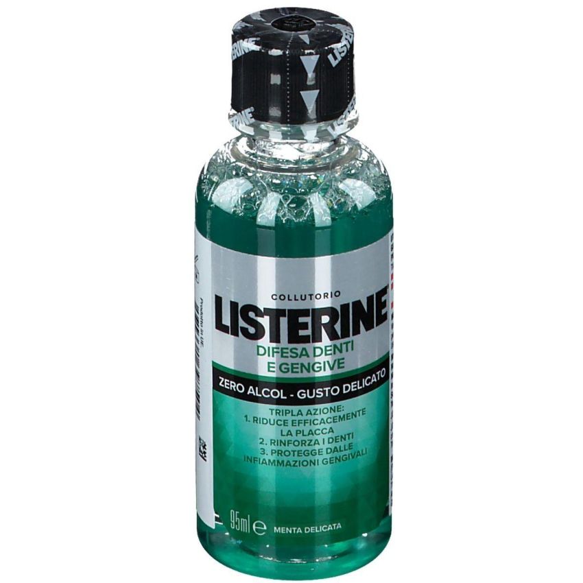 Listerine Delicate Taste Mouthwash per Denti e Gengive - 95ml