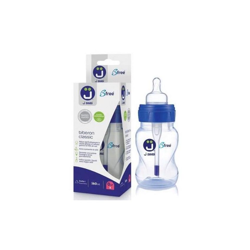 J Bimbi Biberon Anticoliche in Vetro 160ml