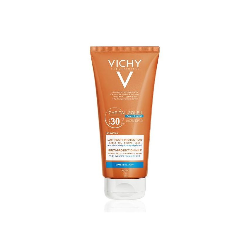 Vichy Capital Soleil Latte Solare Multi-Protezione SPF 30, 200 ml