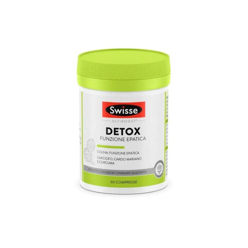 Swisse Detox - Supporto per la Funzione Epatica, 60 Compresse