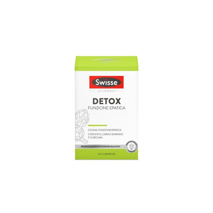 Swisse Detox - Supporto per la Funzione Epatica, 60 Compresse