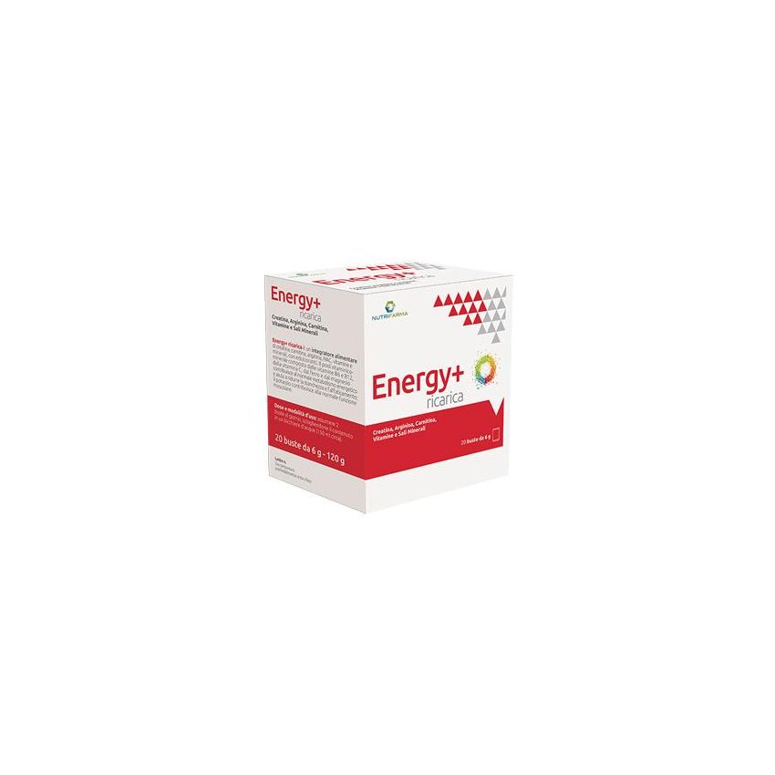 Energy+ Ricarica Intensiva - Pacco da 20 Bustine Energetiche