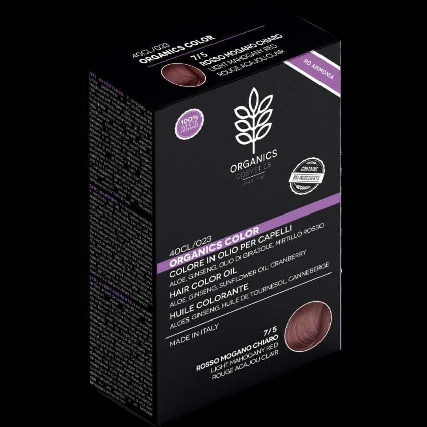 Colore in Olio per Capelli 7/5 - Rosso Mogano Chiaro