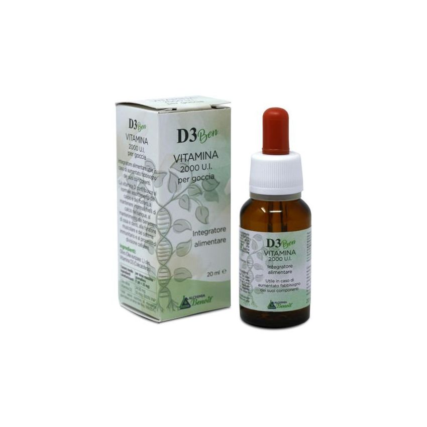 Vitamina D3 Benessere 2000U.I. - Supplemento da 20ml