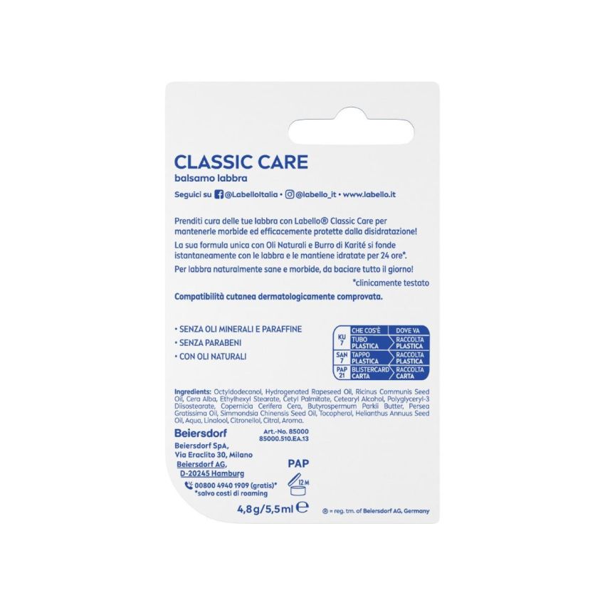 Labello Classic Nourishing Lip Care