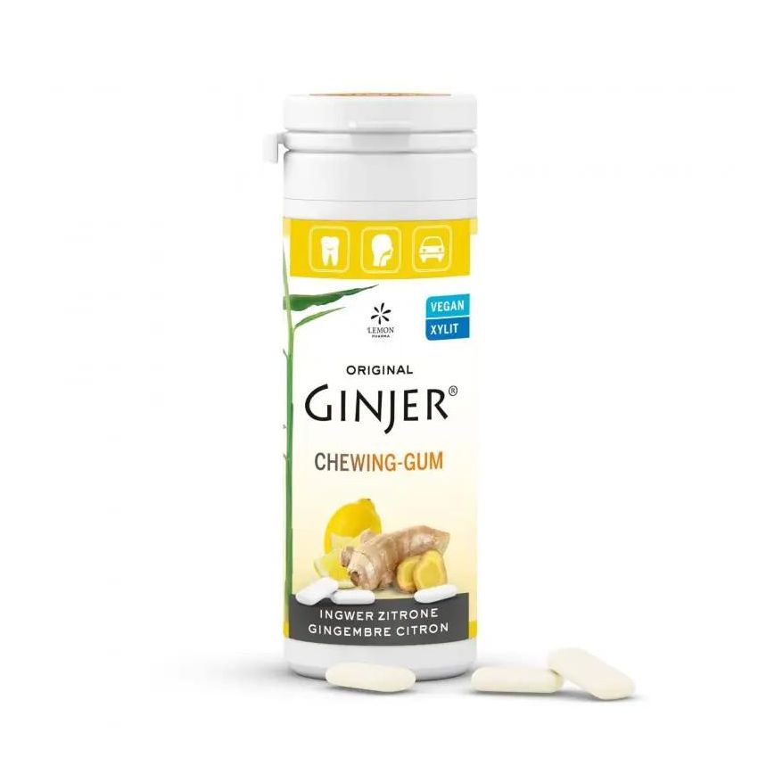 Lemon Pharma - Gomme Masticabili al Zenzero e Limone, 36g