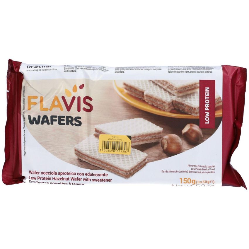 Flavis Nocciola Wafers 150g