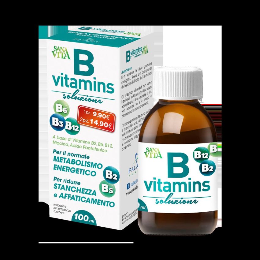 Soluzione di Vitamine B Sanavita 100ml