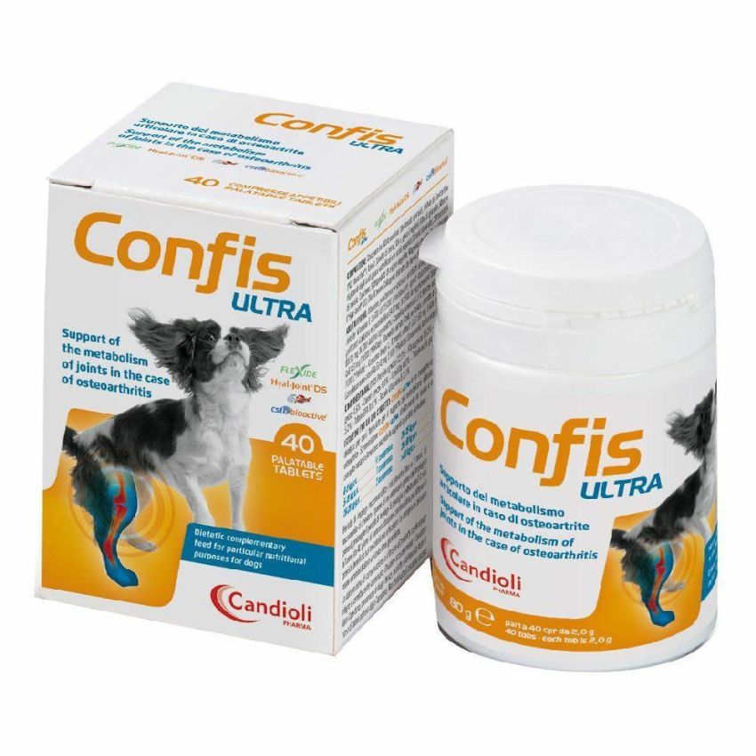 Confis Ultra - Integratore Alimentare Avanzato per Cani - 40 Compresse