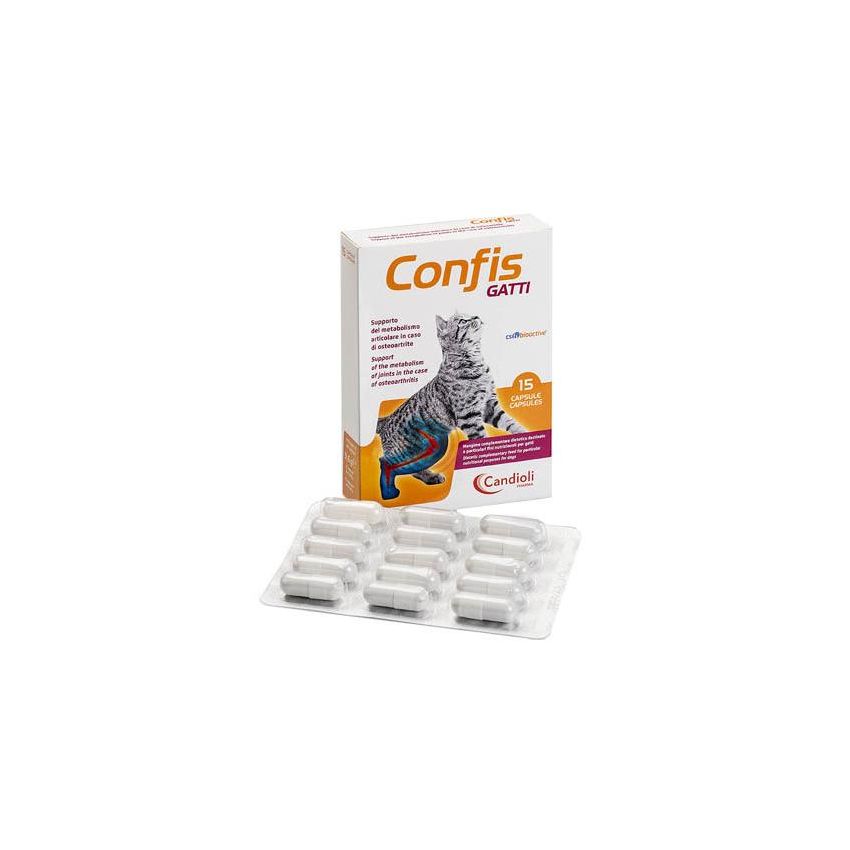 Confis Supplemento Alimentare per Gatti - 15 Capsule