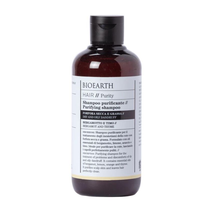 Bioearth Shampoo Purificante 250ml - Biologico e Naturale