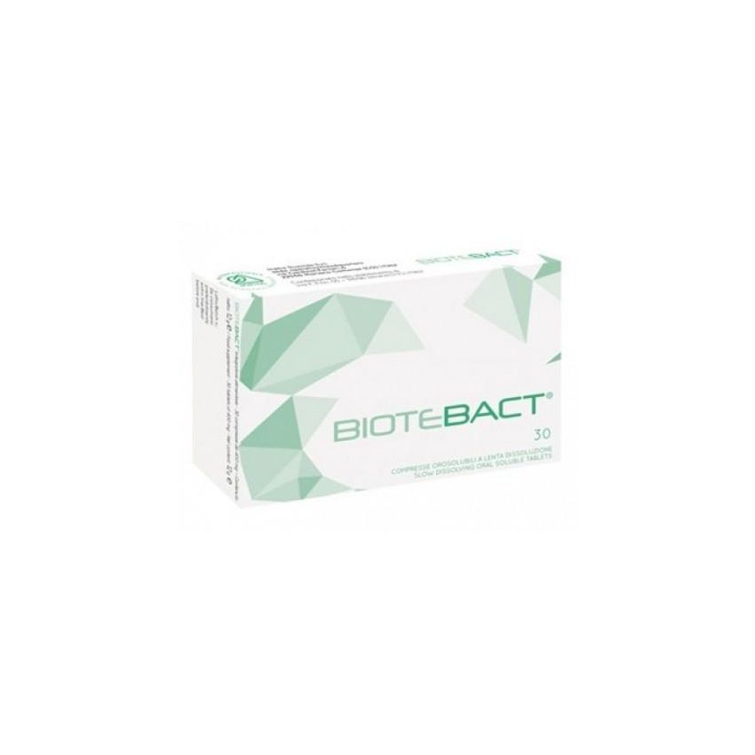 Biotebact - Integratore Digestivo Naturale, 30 Compresse