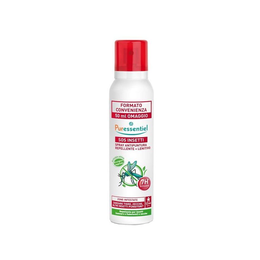 Puressentiel SOS Spray Antipuntura per Insetti - 200ml