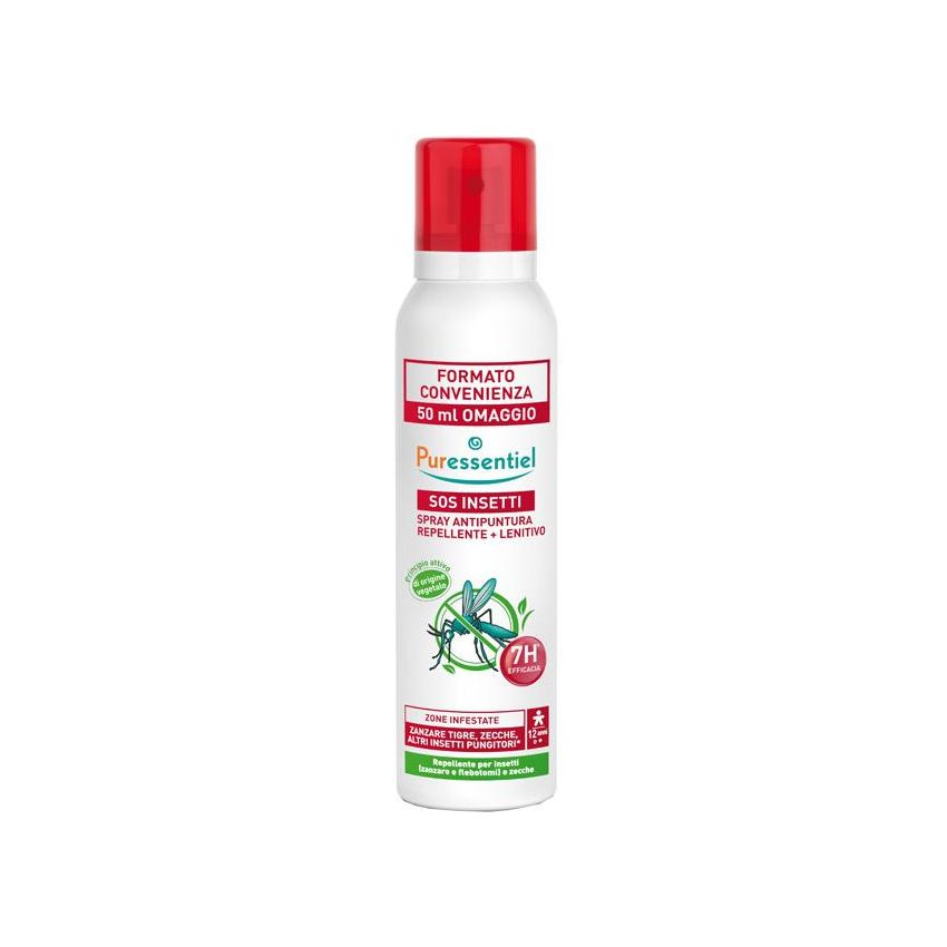 Puressentiel SOS Spray Antipuntura per Insetti - 200ml