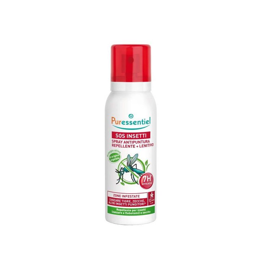 Puressentiel SOS Spray Antipuntura per Insetti - 75ml