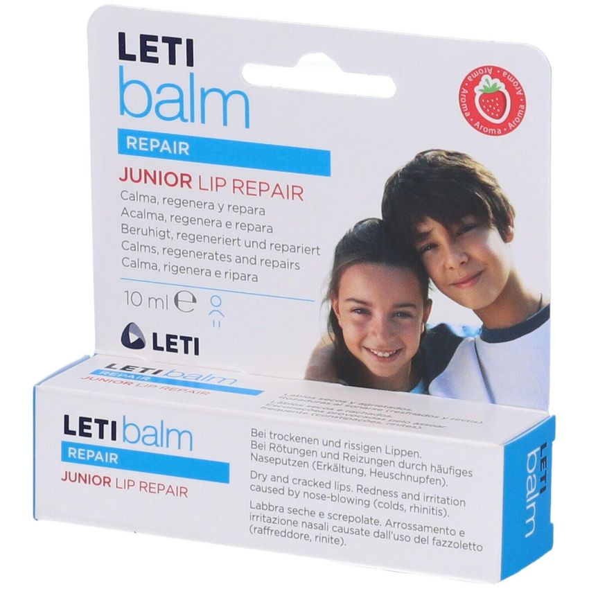 Letibalm Junior - Riparazione Labbra Idratante per Bambini 10ml