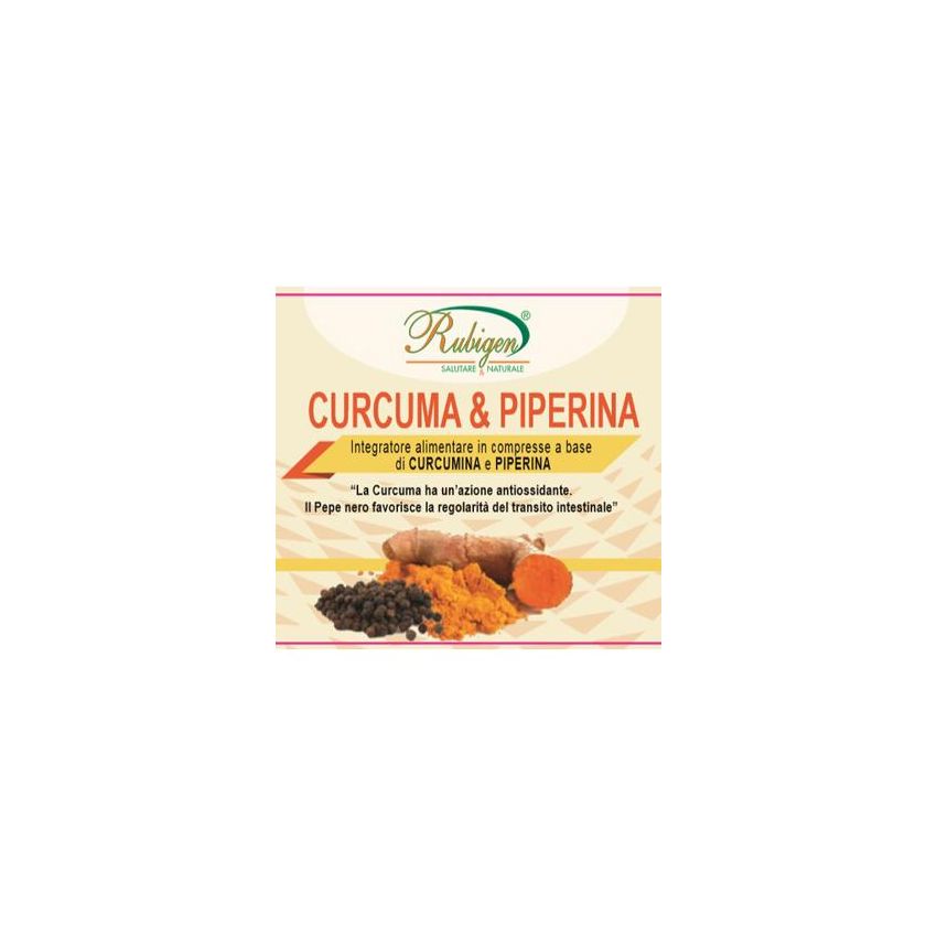 Rubigen Curcuma e Piperina - 120 Compresse Salutari