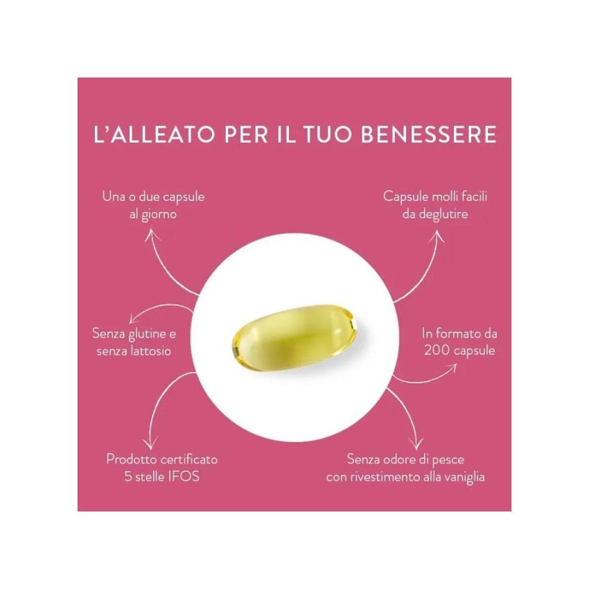 Swisse Omega 3 Supplemento - Confezione da 200 Capsule