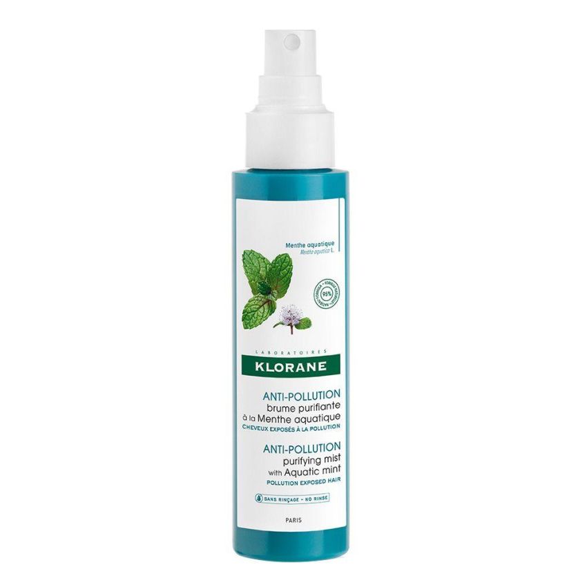 Klorane Spray Purificante Anti-Odori con Menta Acquatica 100ml